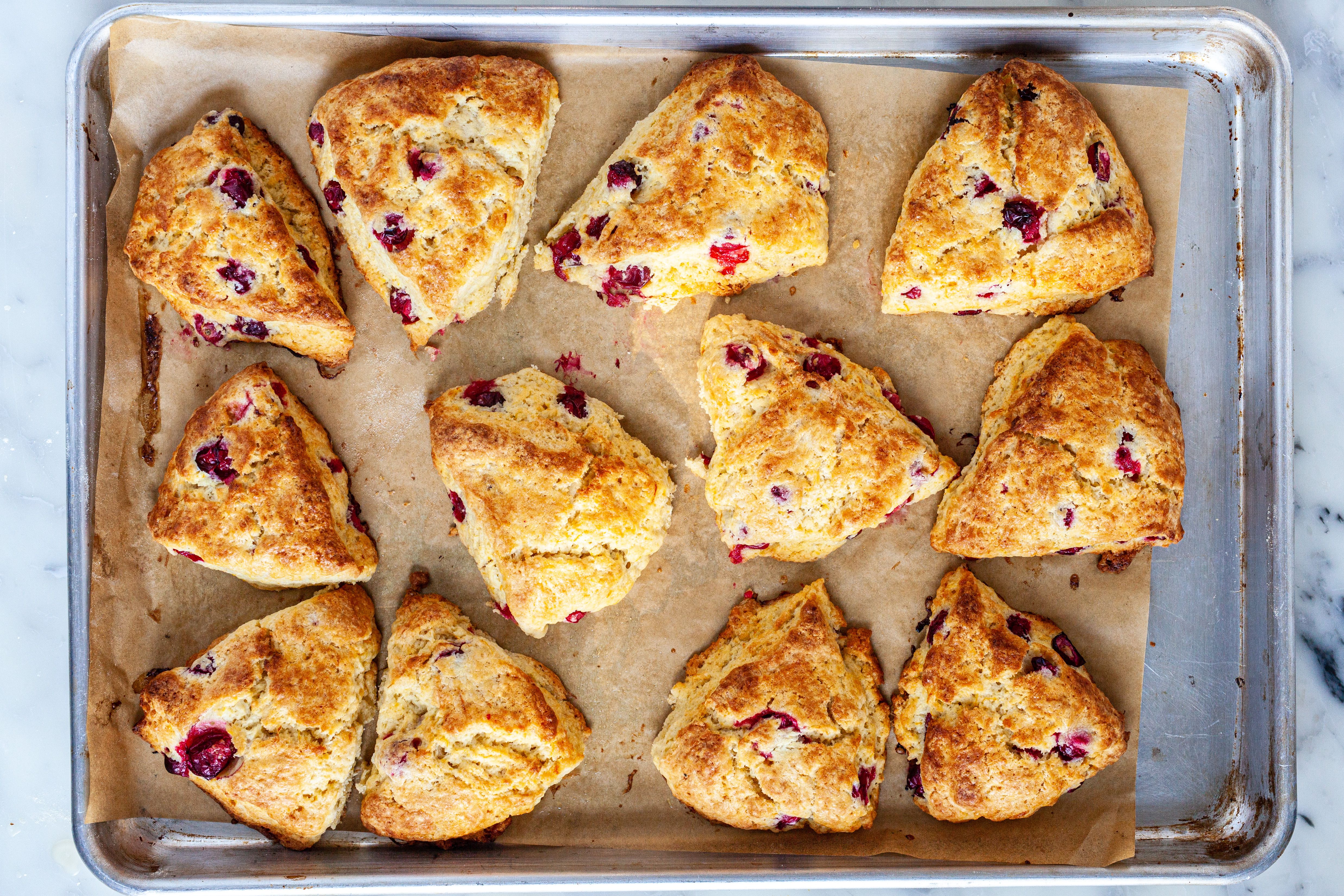 Cranberry Orange Scones