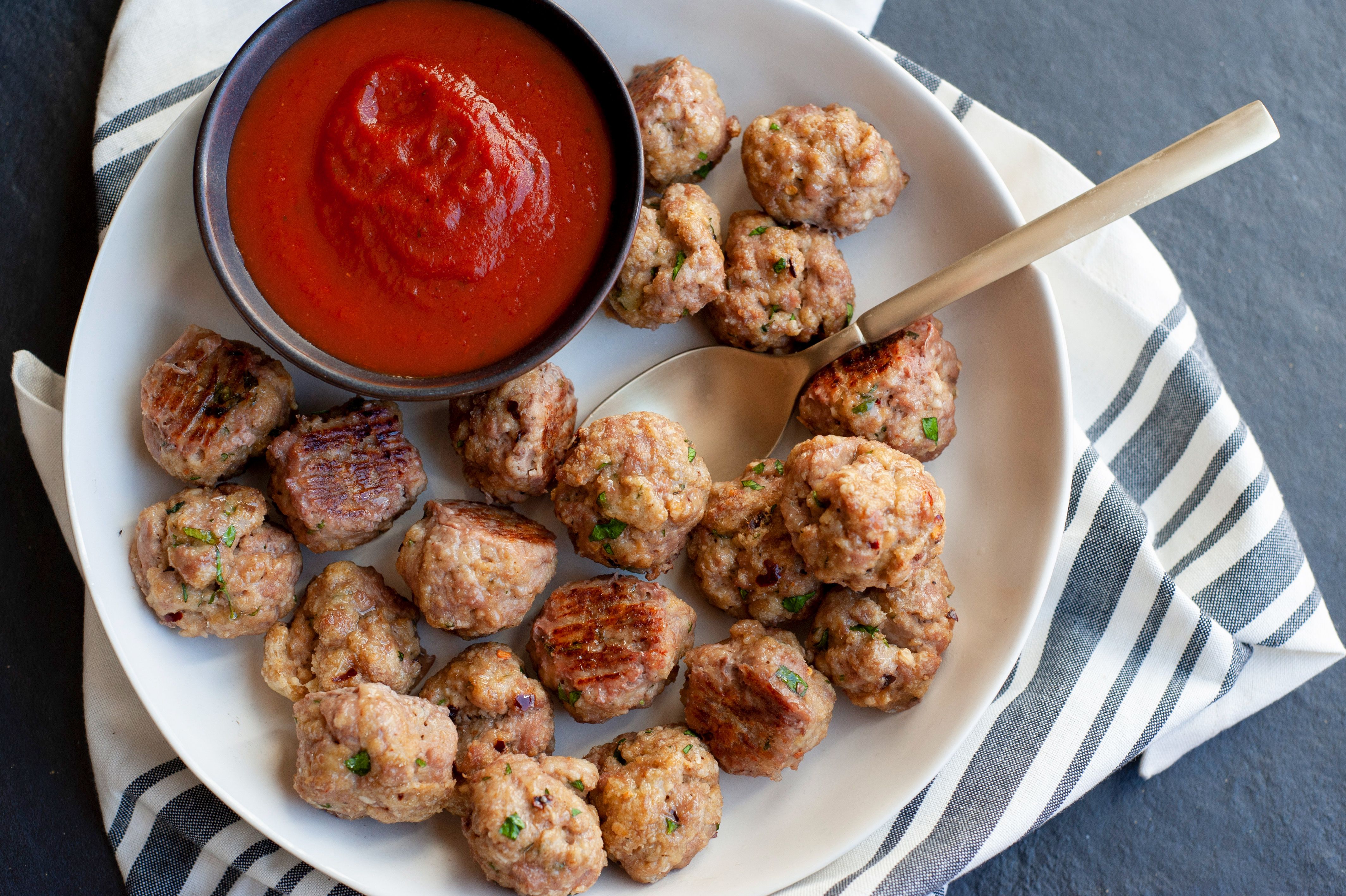 Baked Chicken Meatballs