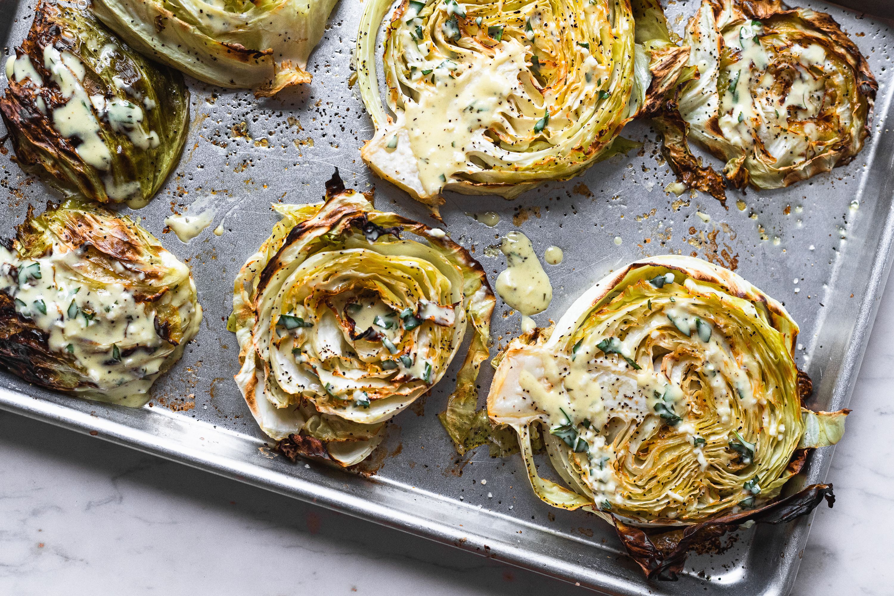 Baked Cabbage Steaks