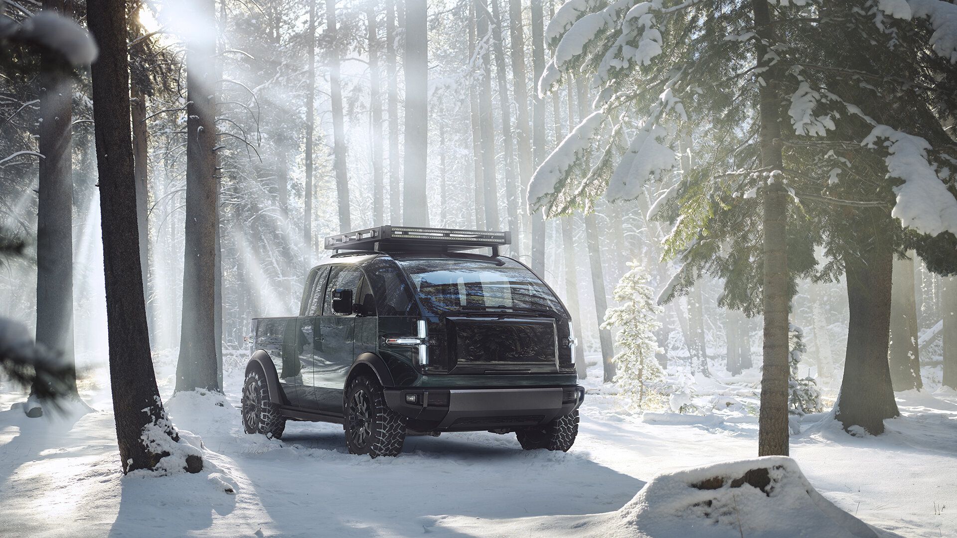 Canoo Introduces a Cute Little Electric Pickup Truck