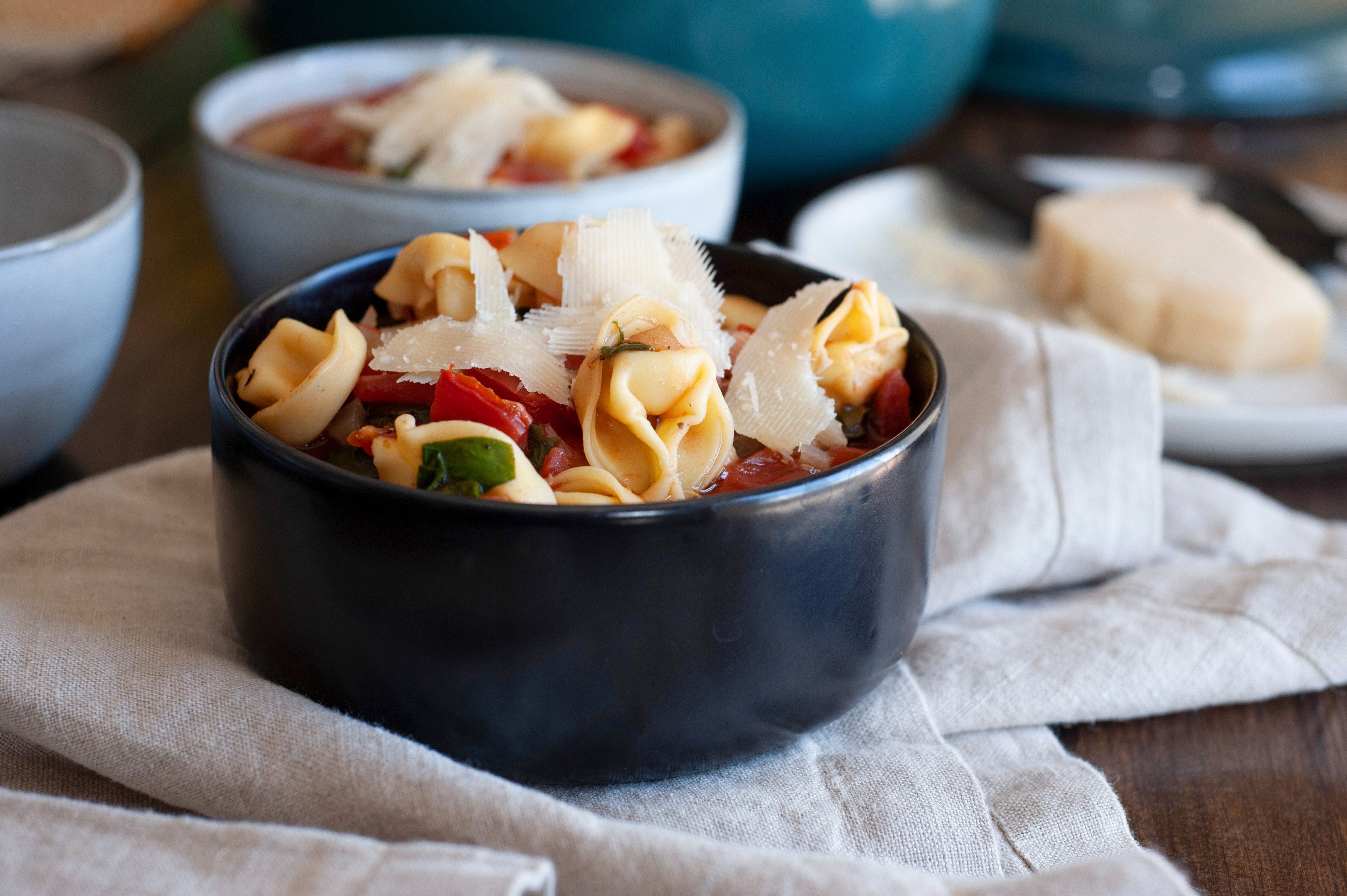 Vegetarian Tortellini Soup