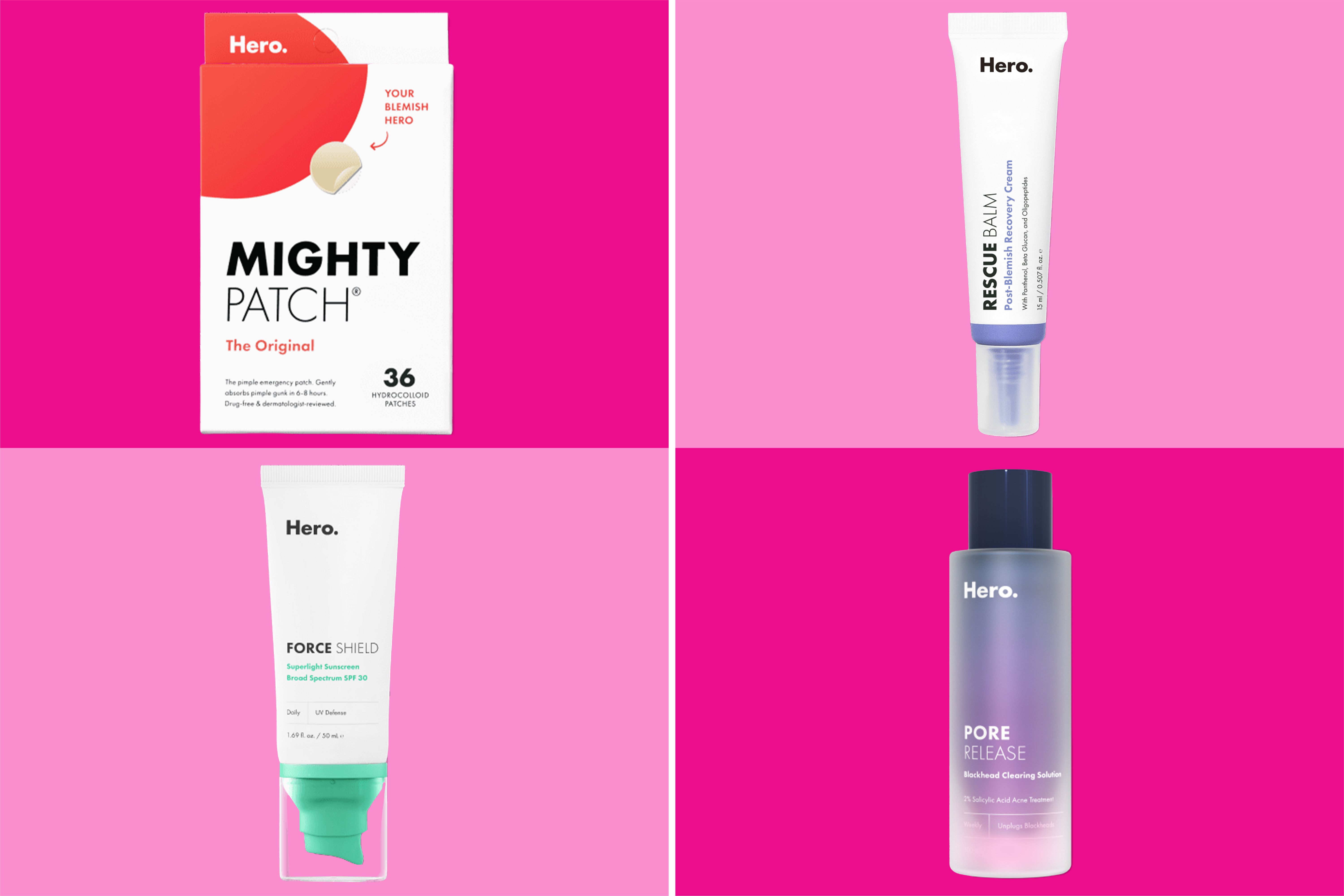 Get Clear, Glowing Skin With Best-Sellers from Hero Cosmetics — Cleanser, Sunscreen, and More