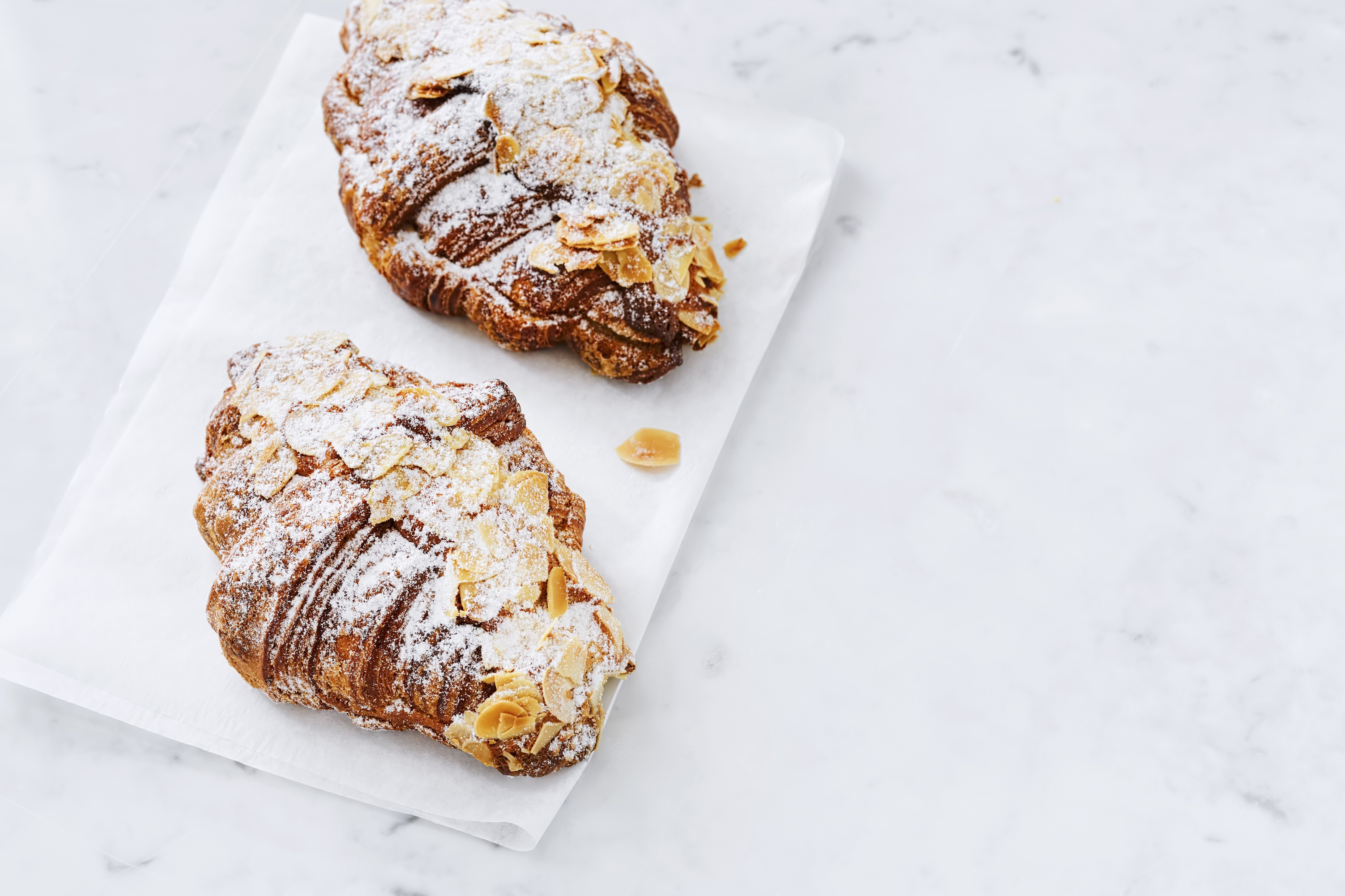 French Almond Croissants