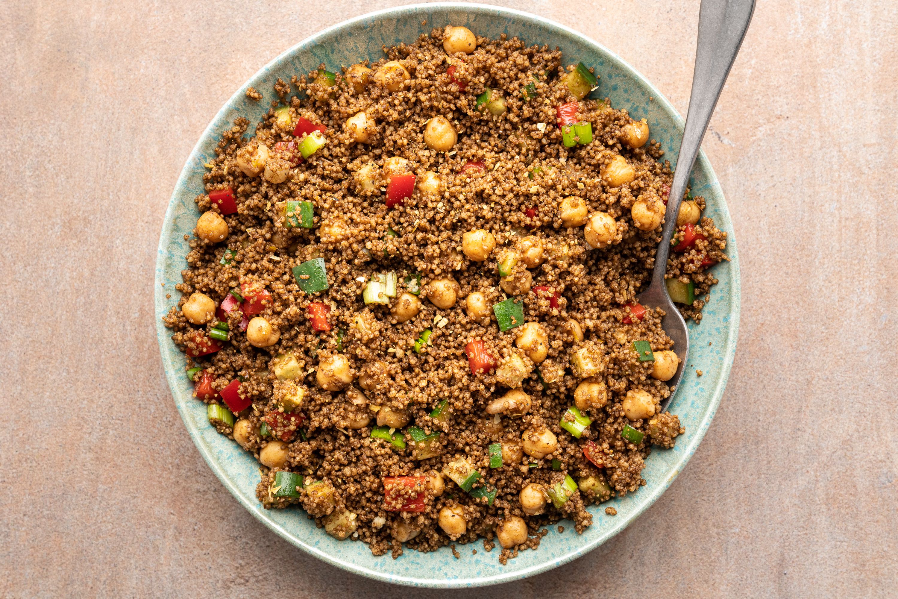 Vegan Couscous Salad With Chickpeas