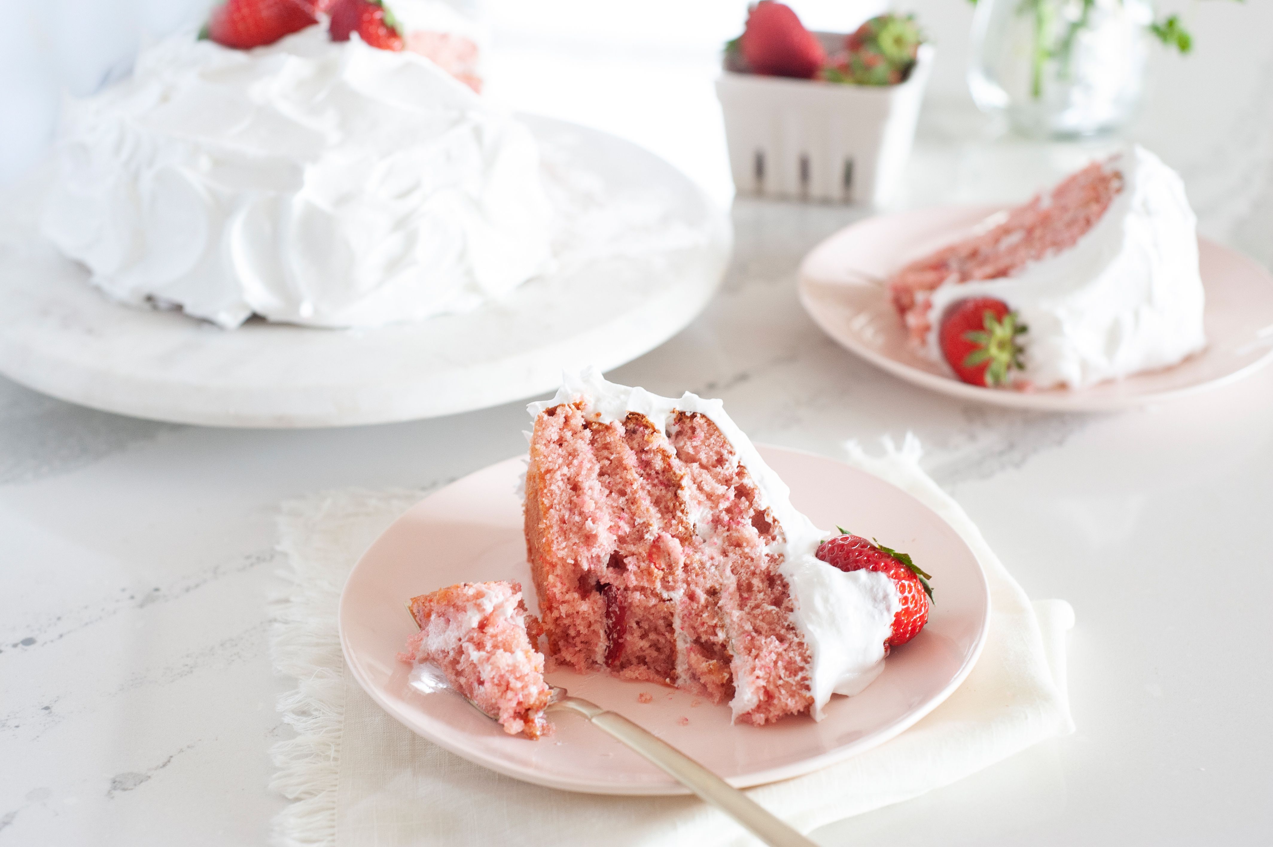 Old-Fashioned Strawberry Layer Cake