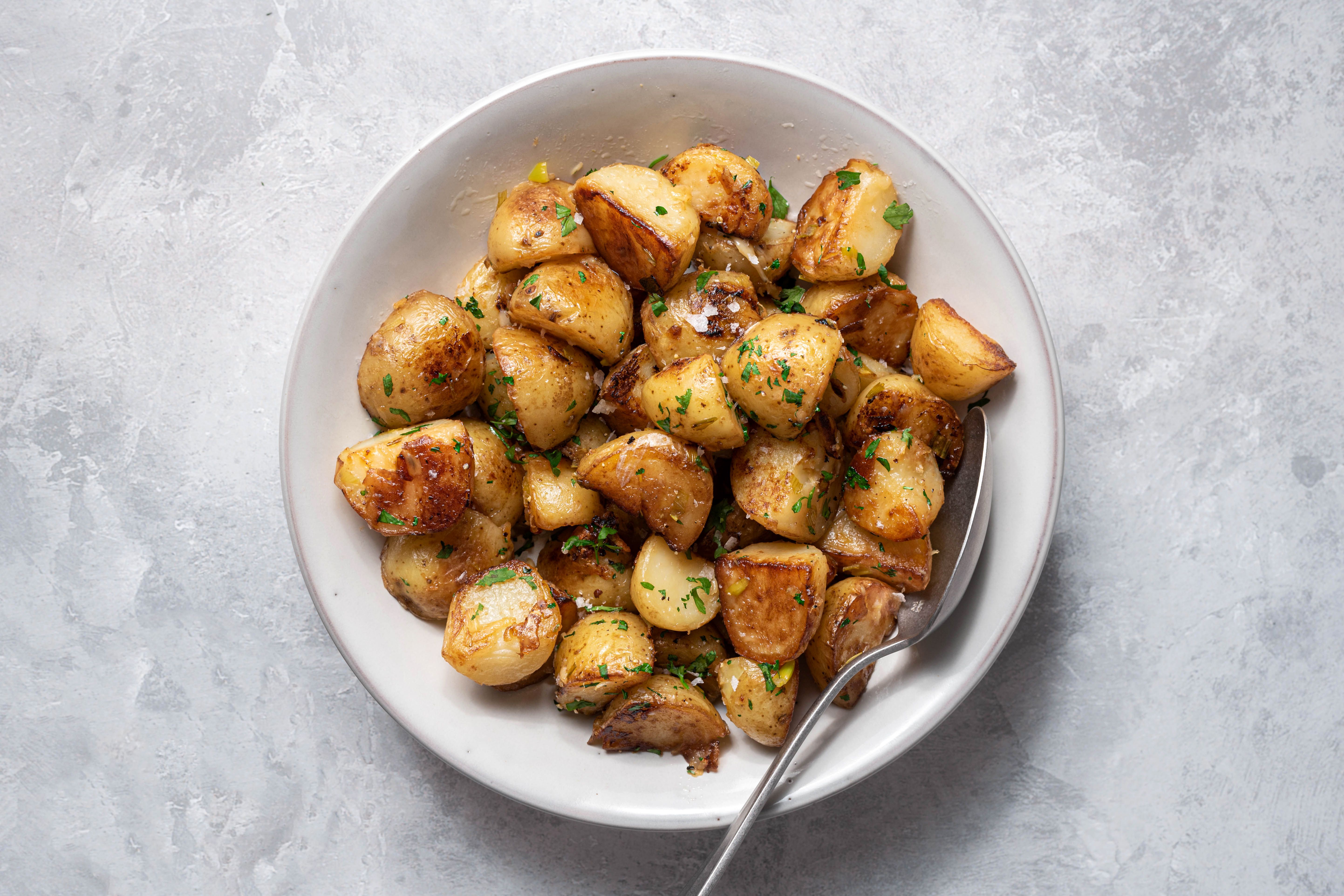 Fried Garlic Potatoes
