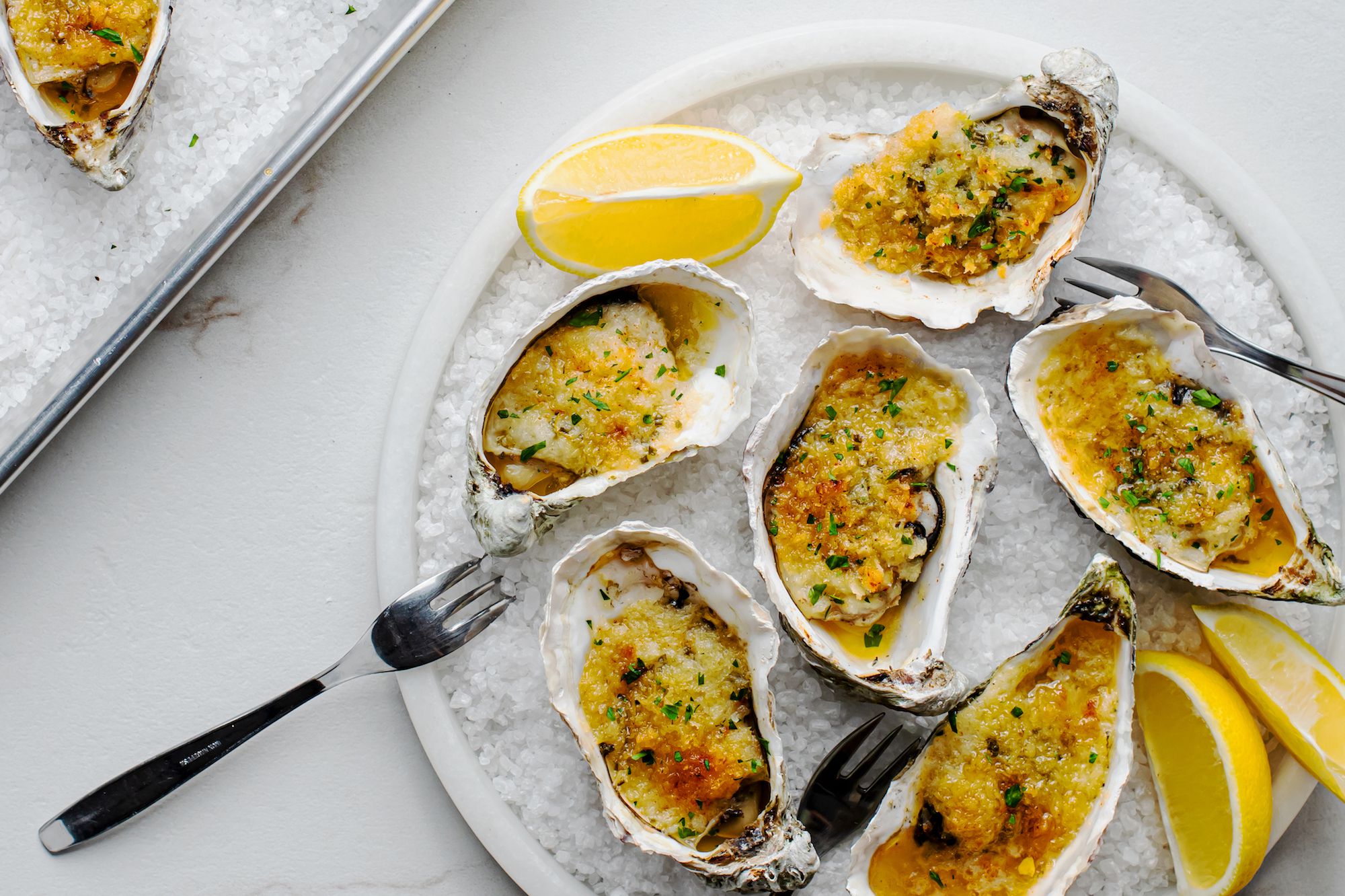 Melt-in-Your-Mouth Butter and Herb Baked Oysters