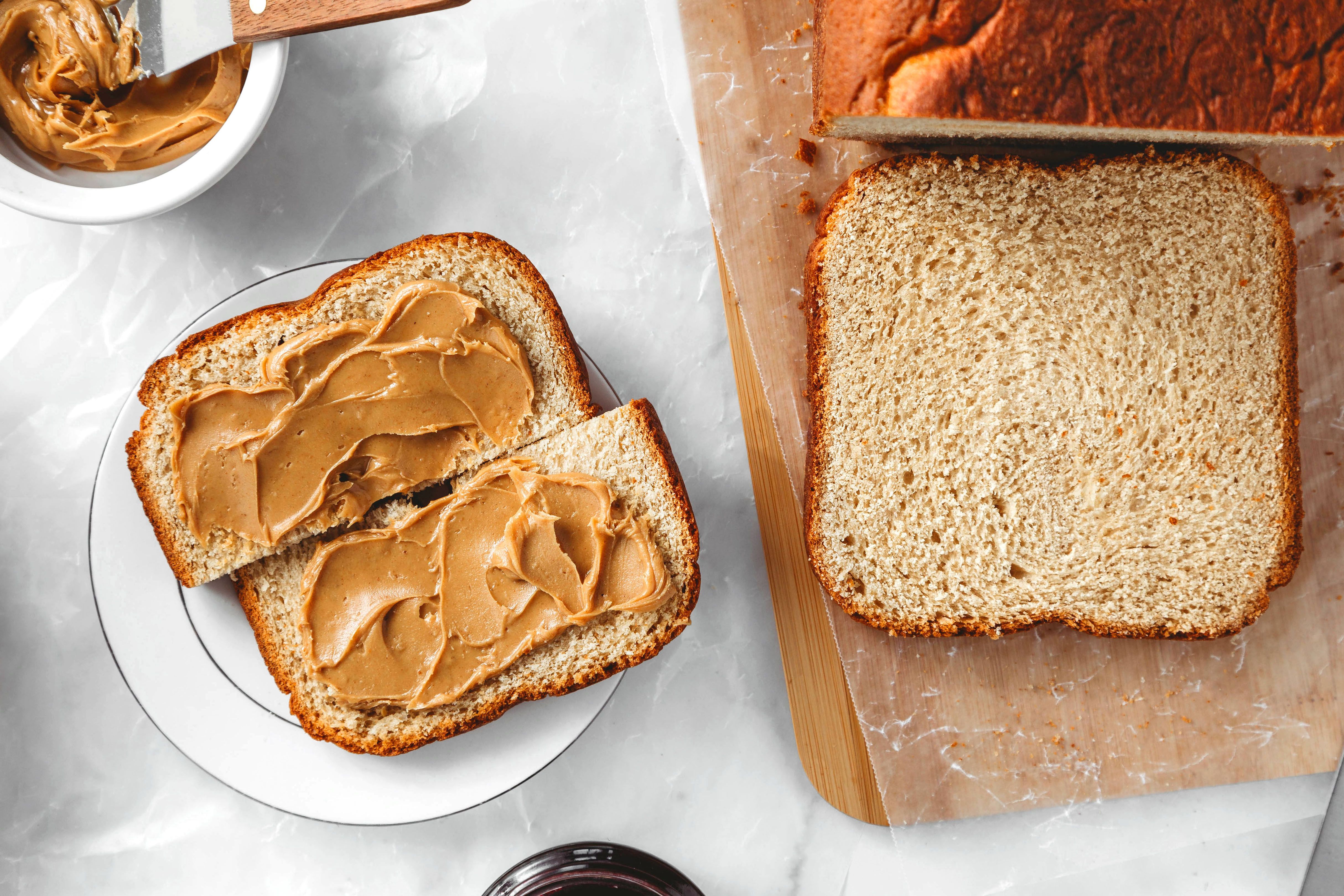 10-Minute Peanut Butter Bread
