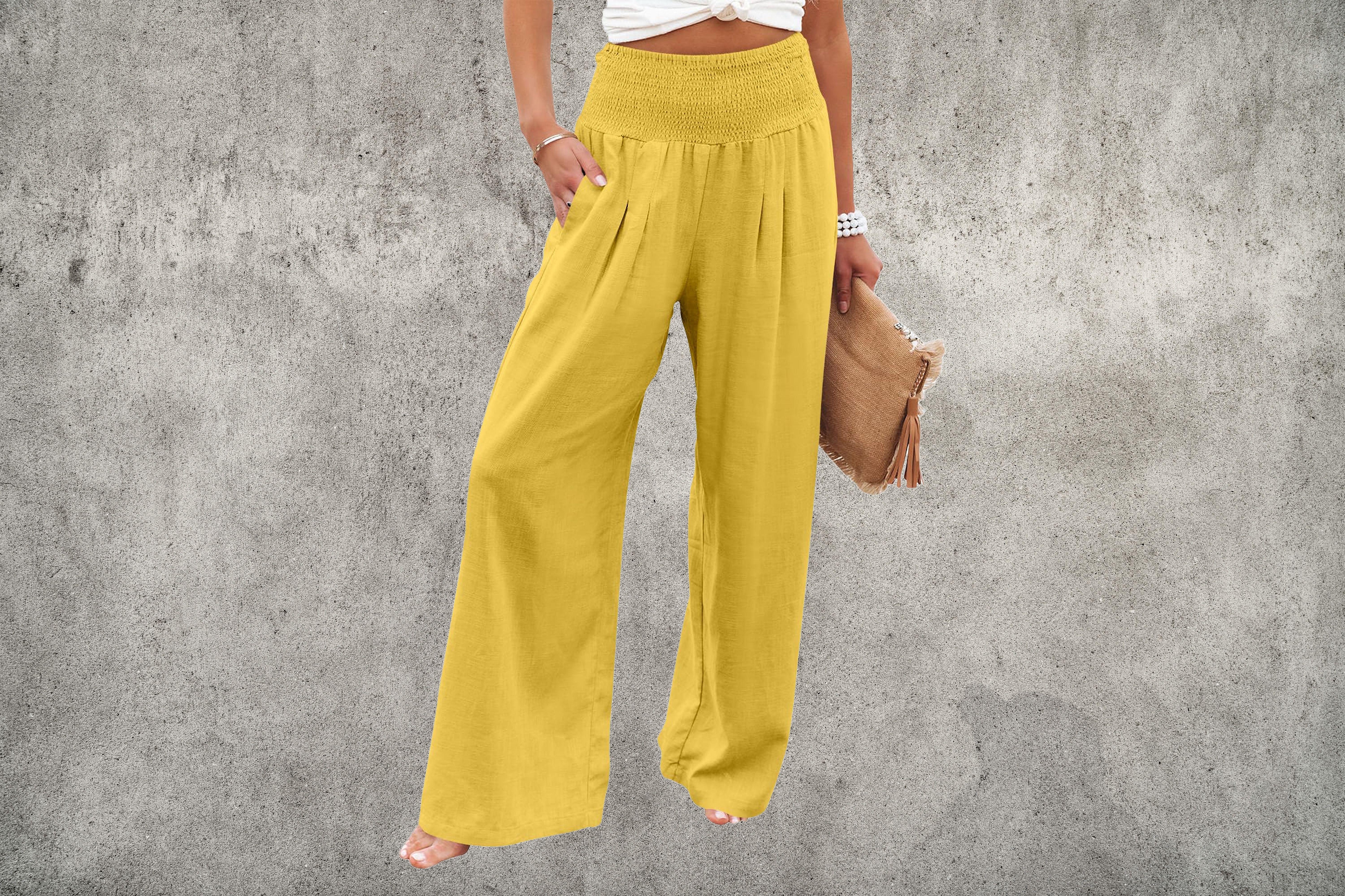 The Breezy Linen Pants That Come In 20+ Colors Are Under $35