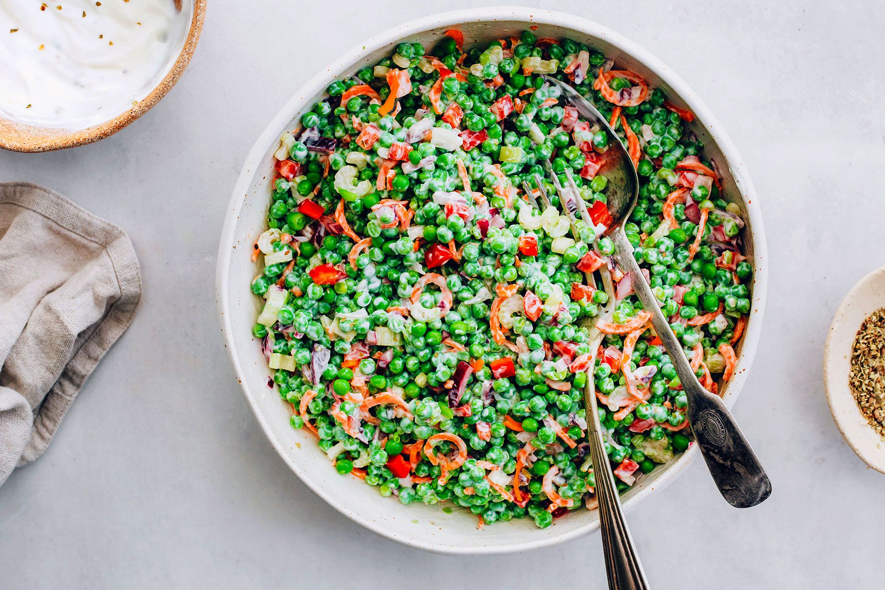 Creamy Green Pea Salad