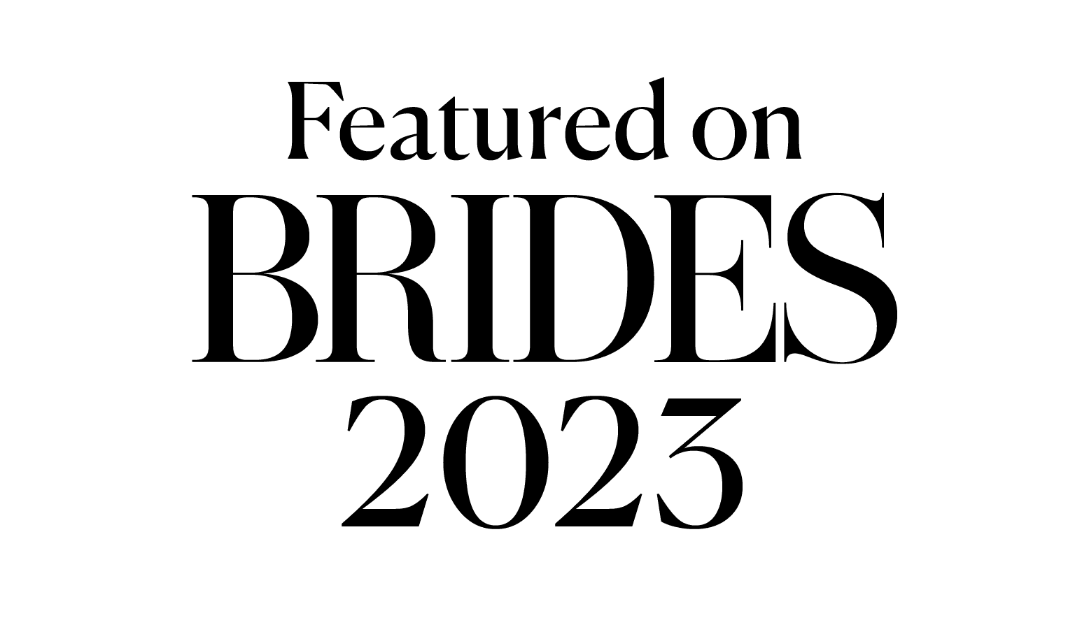 Brides Featured Wedding Badge