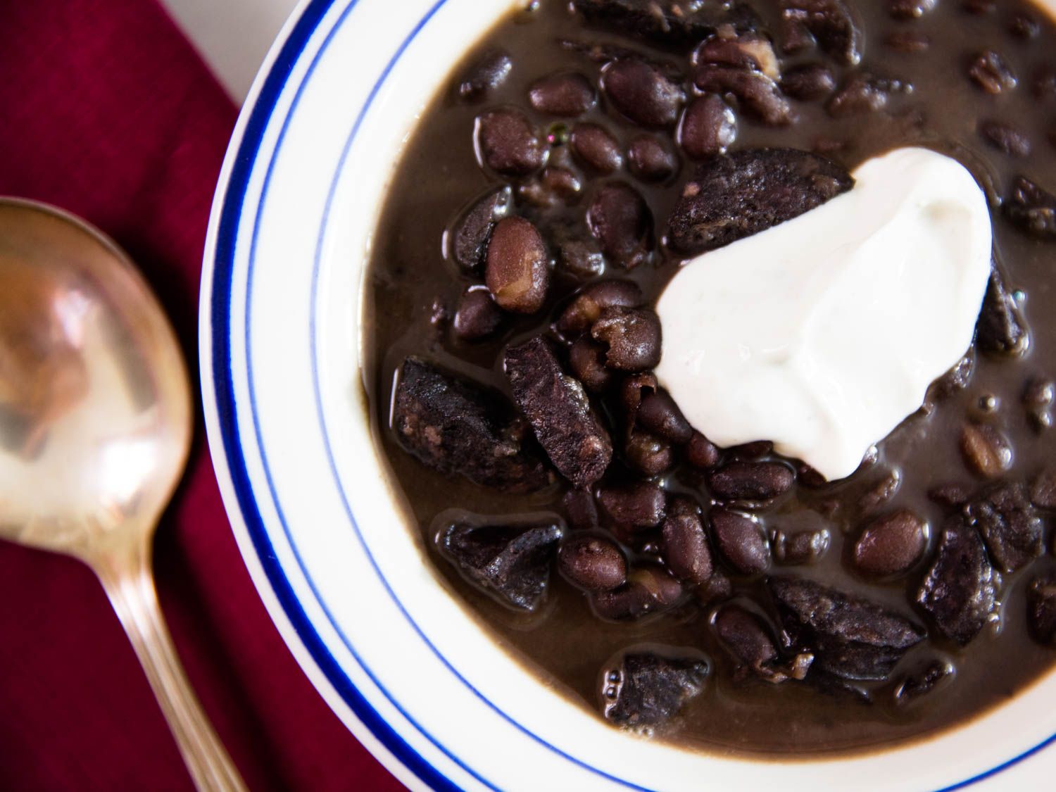 Pressure Cooker Black Bean Soup